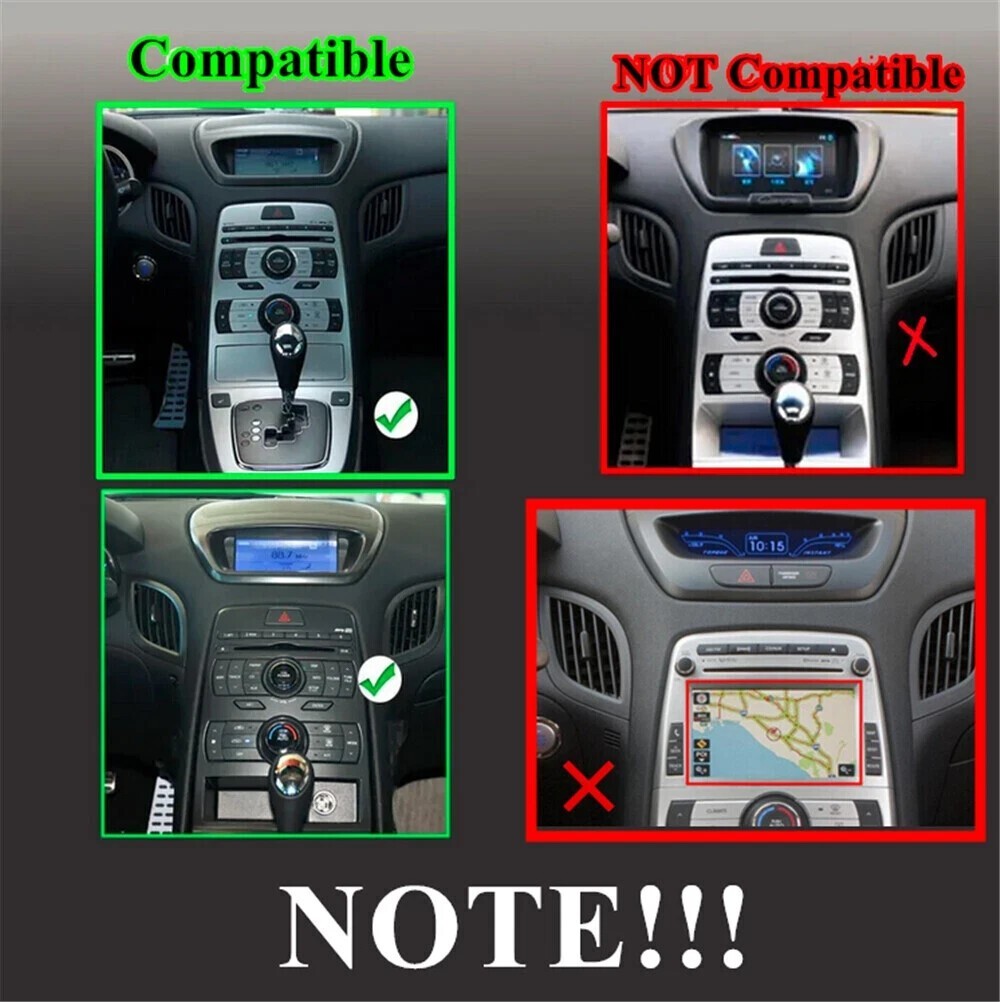 9″ Car Radio Wireless Android CarPlay 2+32GB For 09-12 Hyundai Genesis Coupe