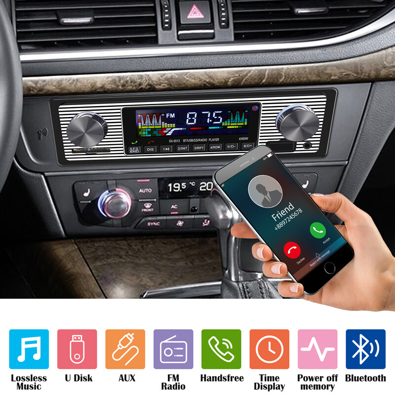 7″ Double 2DIN Android/IOS Car Stereo MP5 Player GPS Radio Bluetooth WiFi+Camera