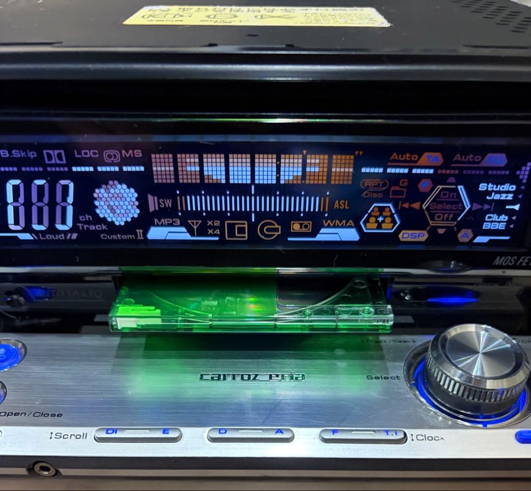 Pioneer Carrozzeria FH-P077MD Car Audio CD MD Receiver Tested Japan