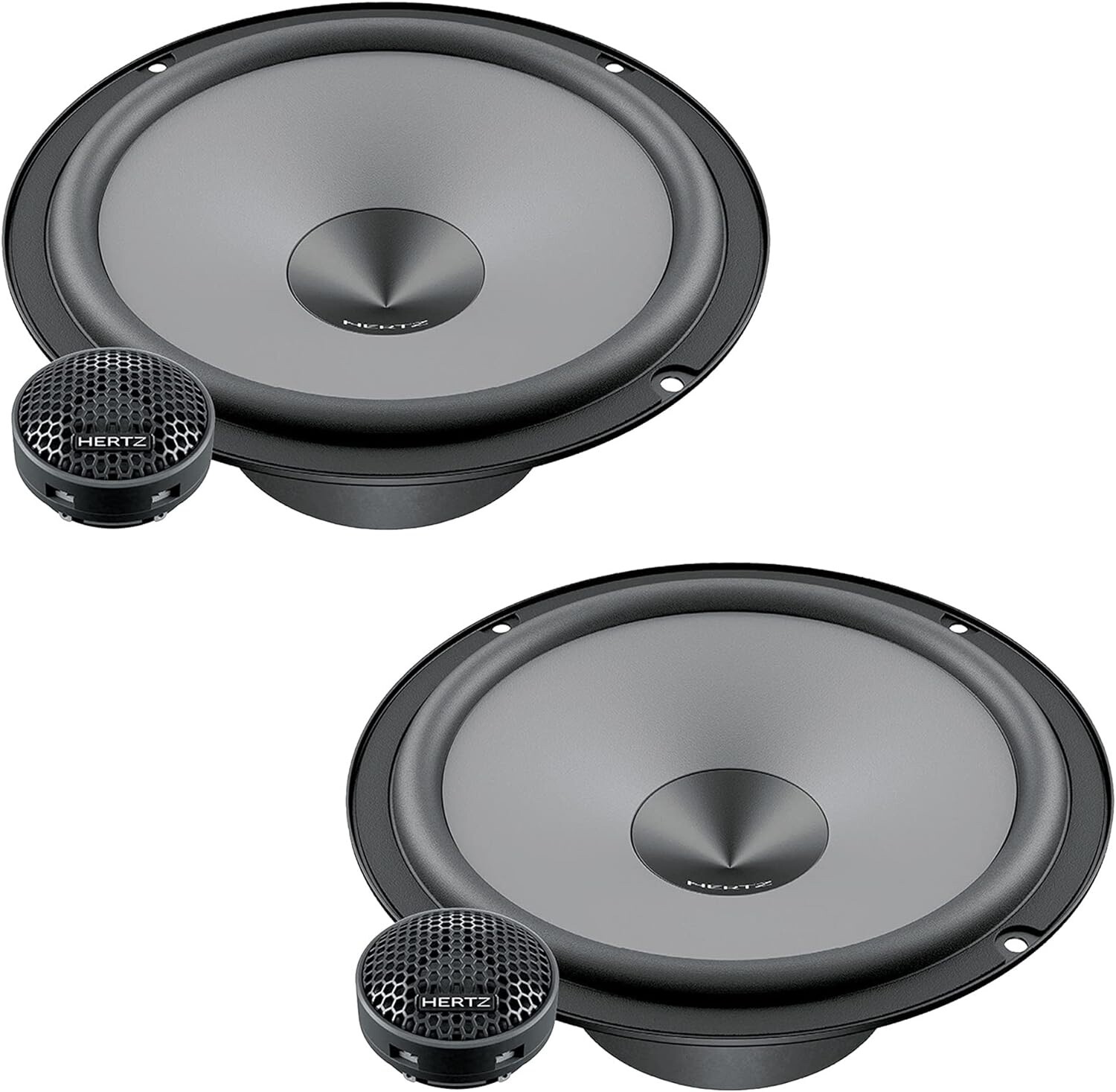 HERTZ UNO Series K-165 6.5″ 2-Way Component Speaker System (Pair) 300W Peak Powe