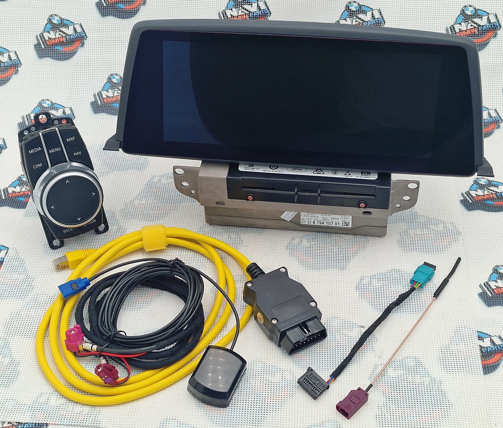 BMW M6 6er F06 F13 EVO ID6 HDD GPS navigation upgrade set CarPlay Touchscreen