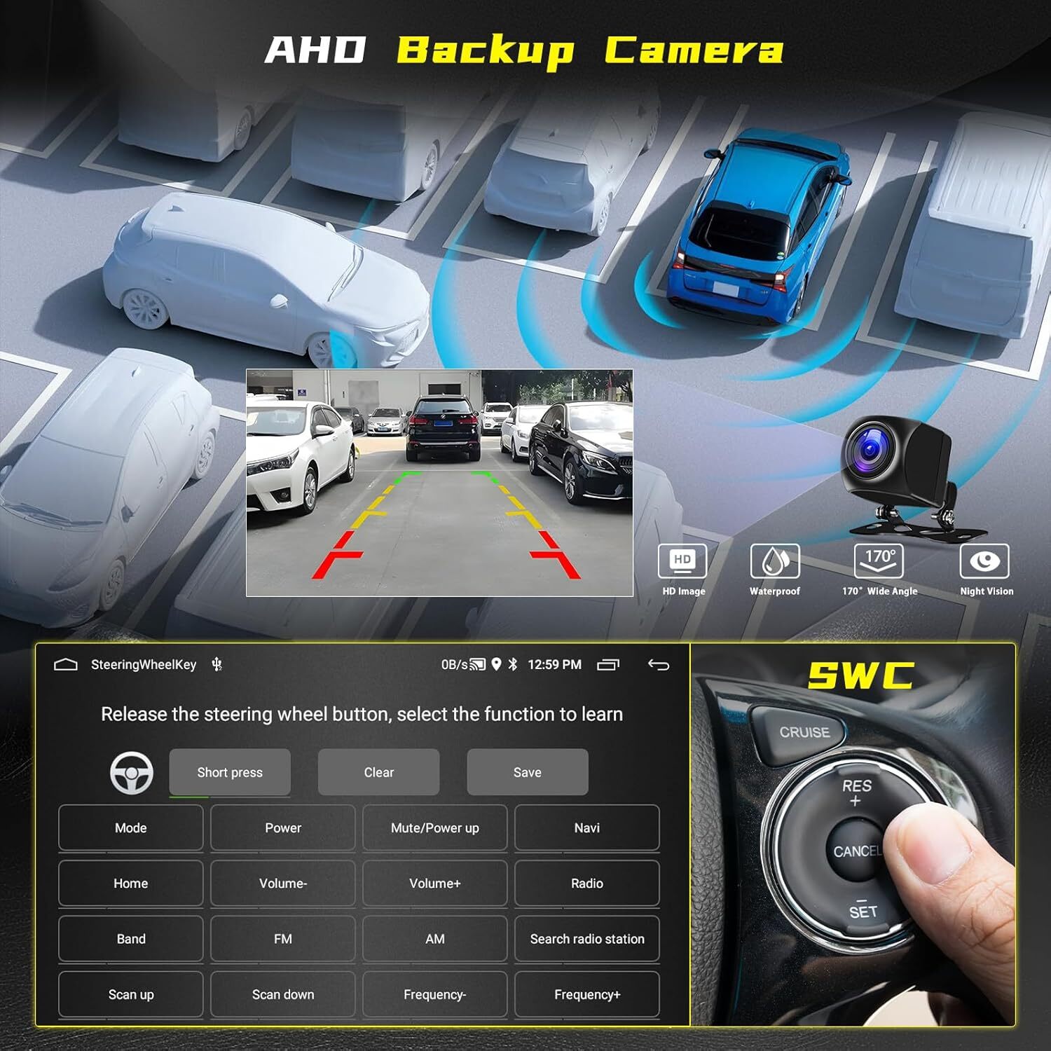 10″ Android 12 For Dodge Journey 2011-2019 Stereo Radio Apple Carplay FM Nav CAM