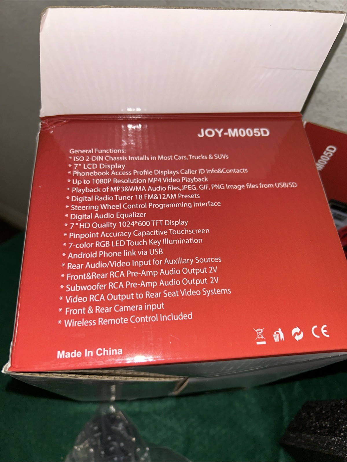 SJoyBring JOY-M005D car radio receiver/ New Open Box