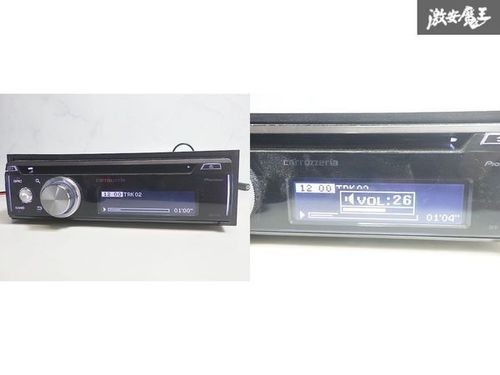PioneerCarrozzeria DEH-7100 1DIN CD USB Bluetooth Car Audio–Tested Working–Japan