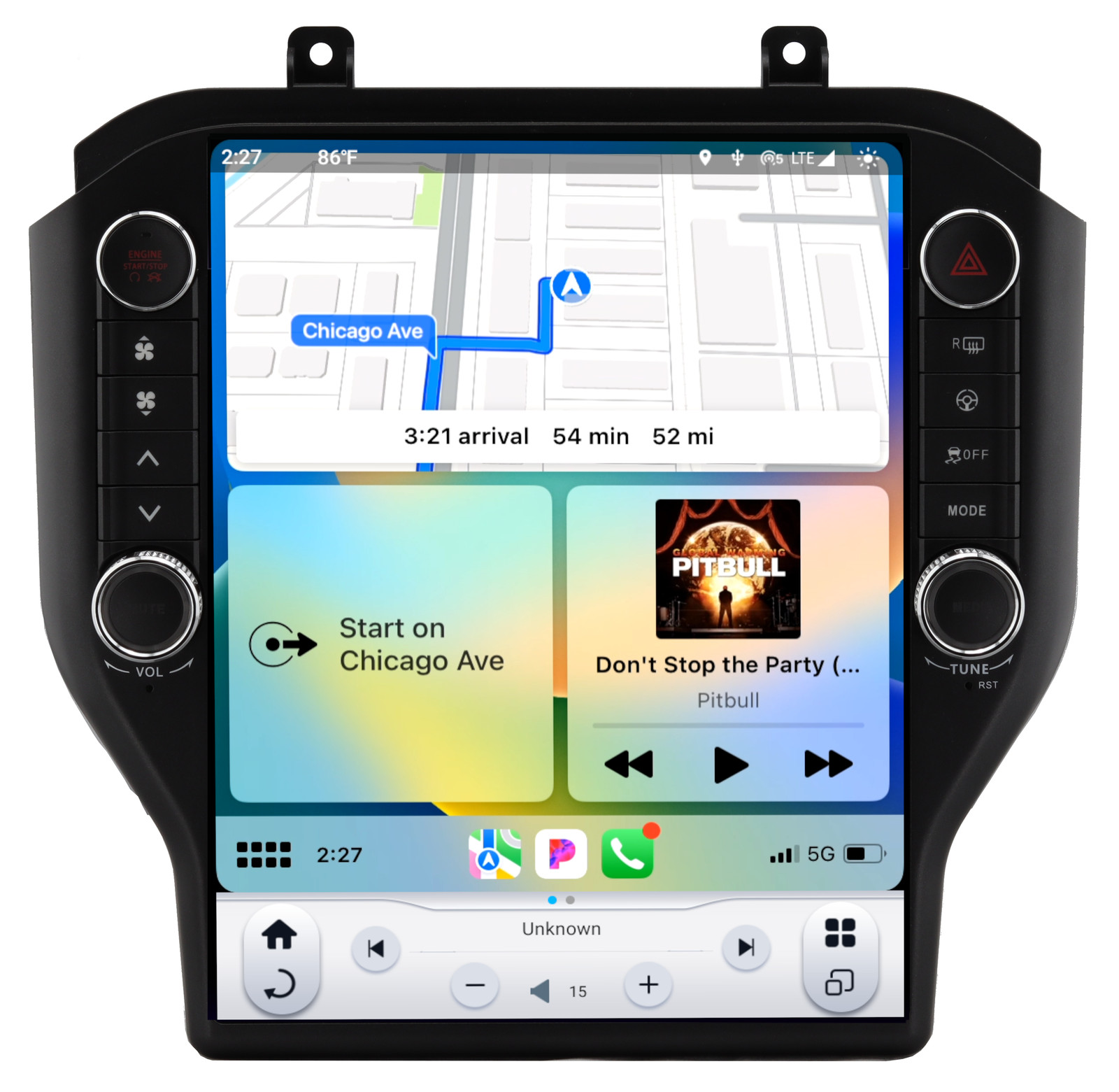 Linkswell 2015-UP FORD MUSTANG GENERATION 6 T-STYLE RADIO