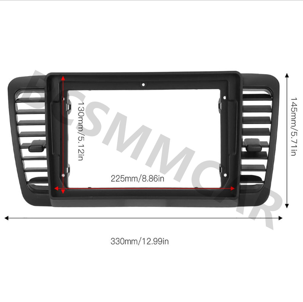 Car Stereo Radio Fascia Panel Trim Frame Fit For Subaru Outback Legacy 2004-2009