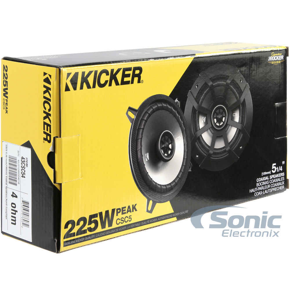 Ford F-150 1997-1998 Kicker 5.25″ Rear Factory Speaker Kit Replacement
