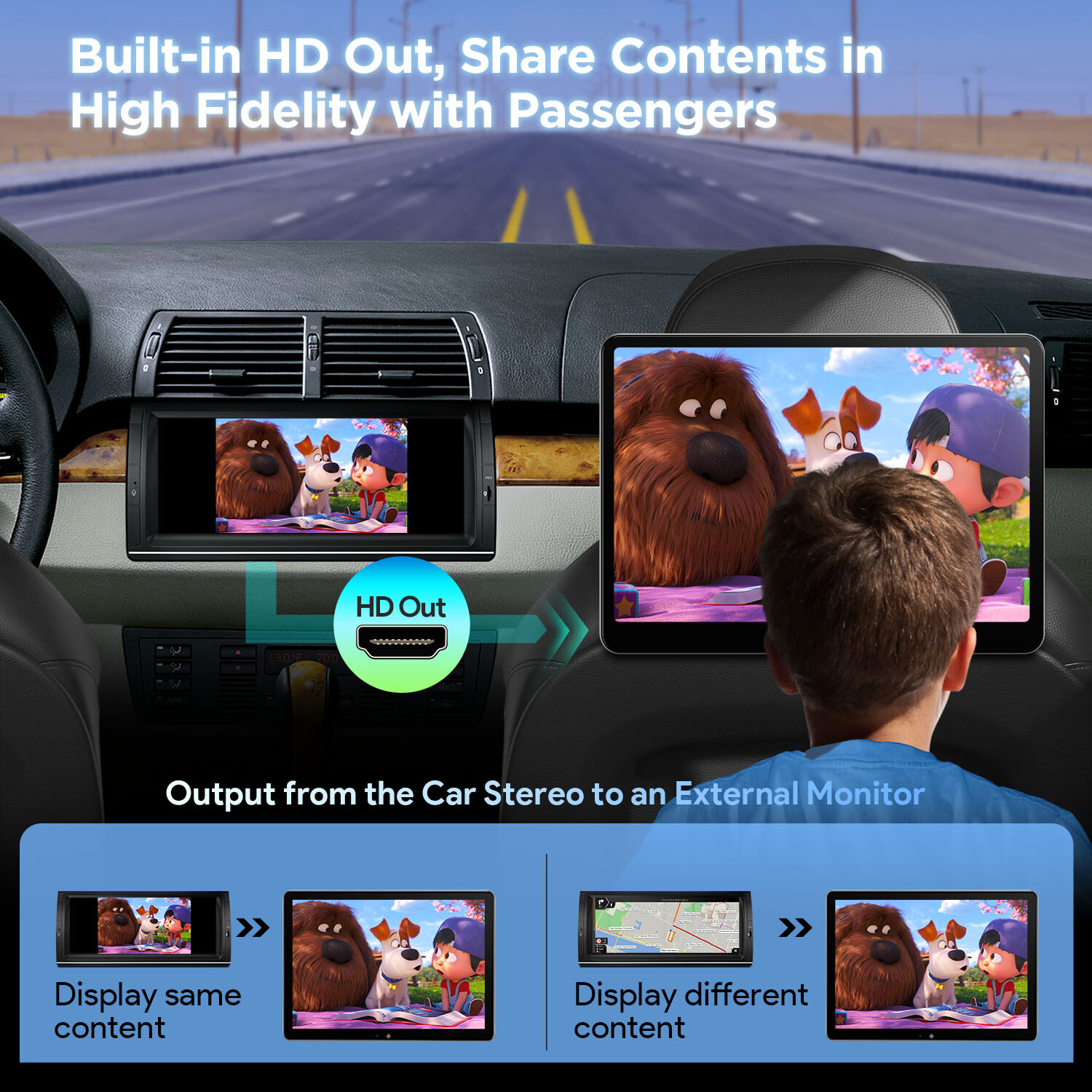 9″ QLED For BMW X5 E53 Android Qualcomm 8Core 256G Car Play GPS Radio Stereo Nav