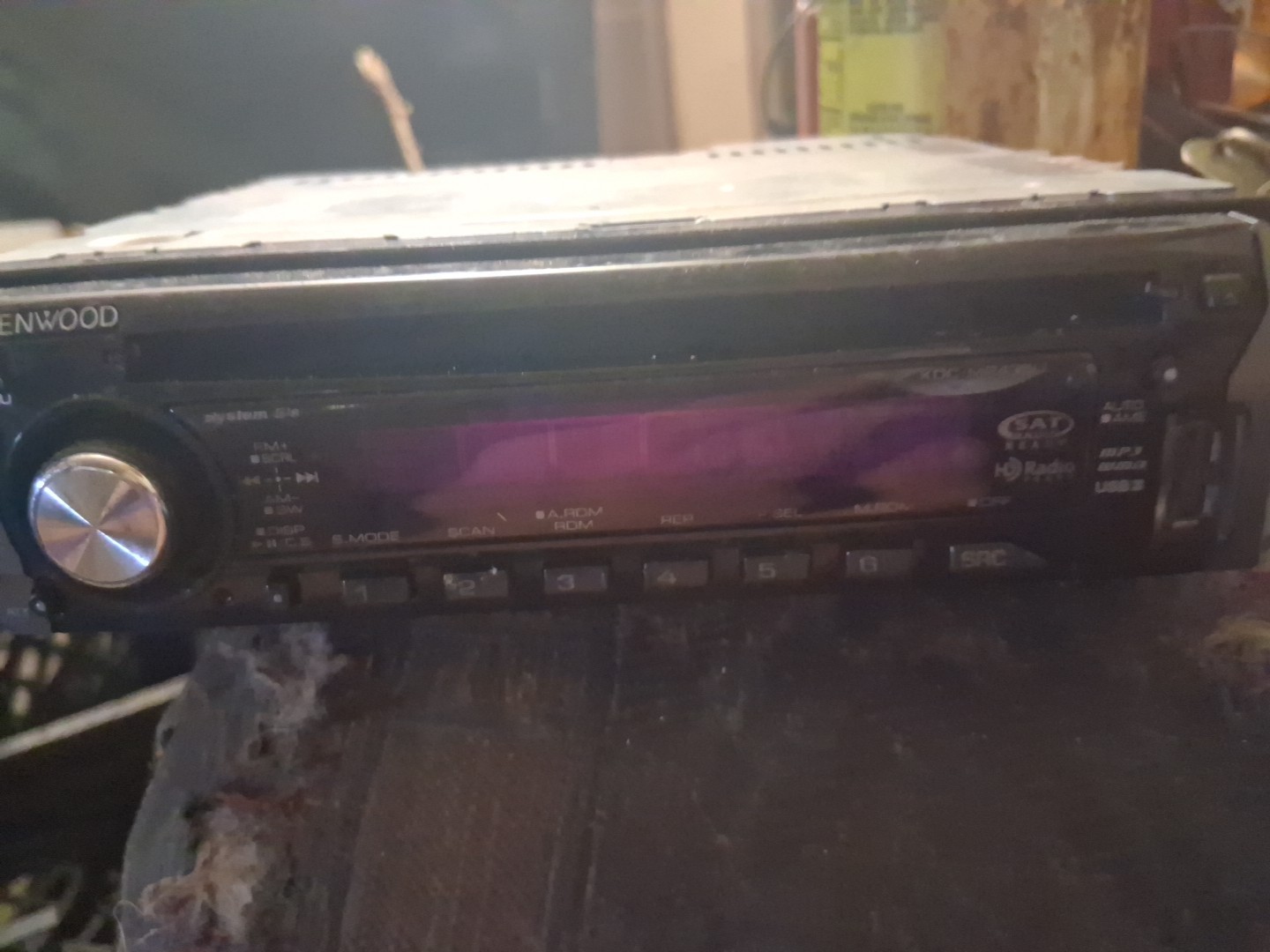 Kenwood KDC – Mp538u Complete CD Unit Detachable Face Non Working Parts Or Repai