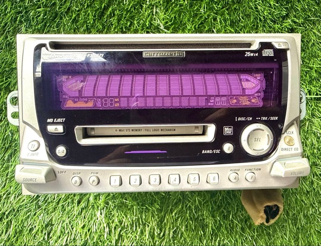 Pioneer Carrozzeria FH-P3006ZY 2DIN CD MD Player Car Stereo Tested Japan