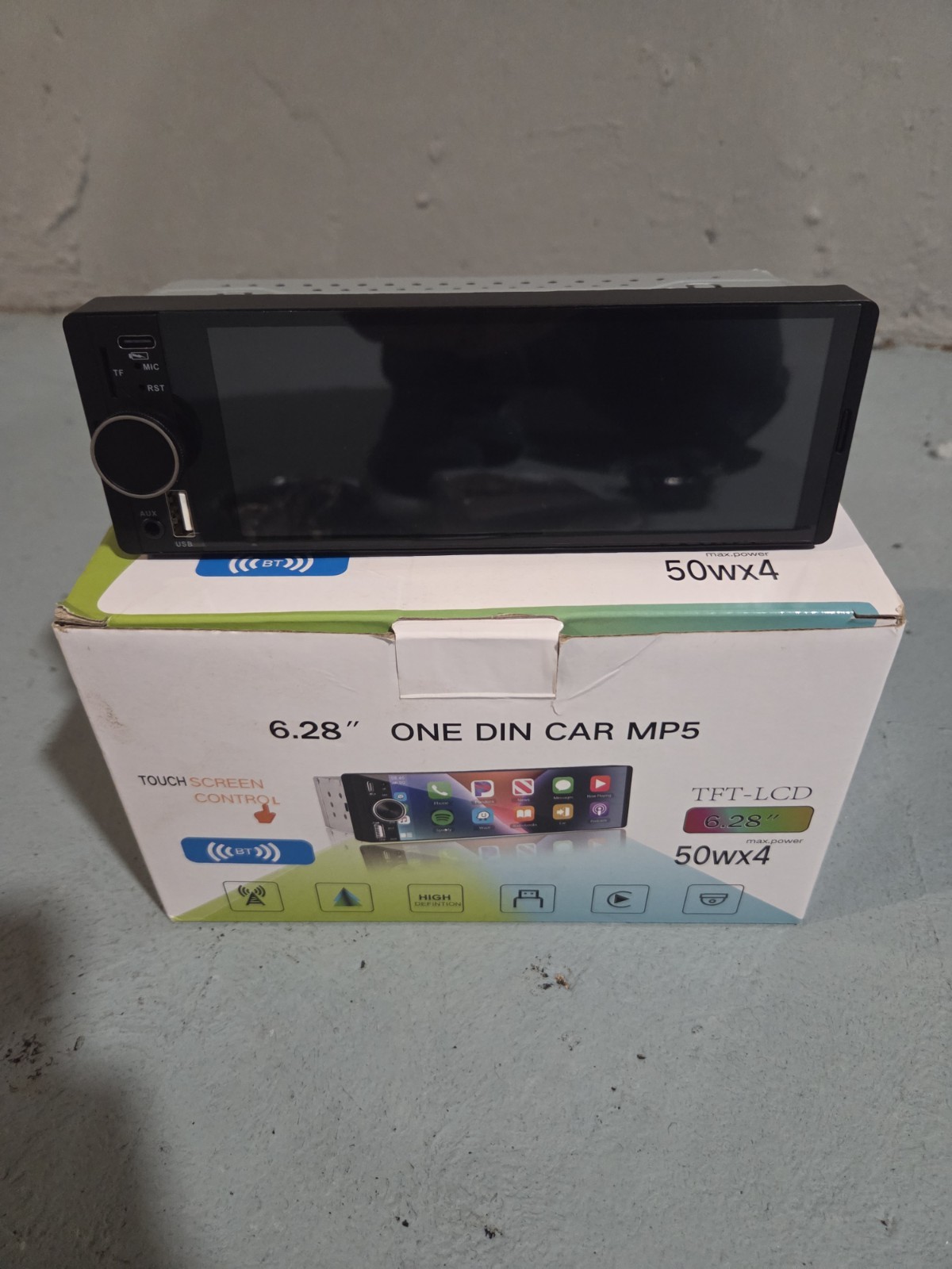 LSLYA Single Din Touchscreen Car Stereo – Wireless/Wired Apple CarPlay Android
