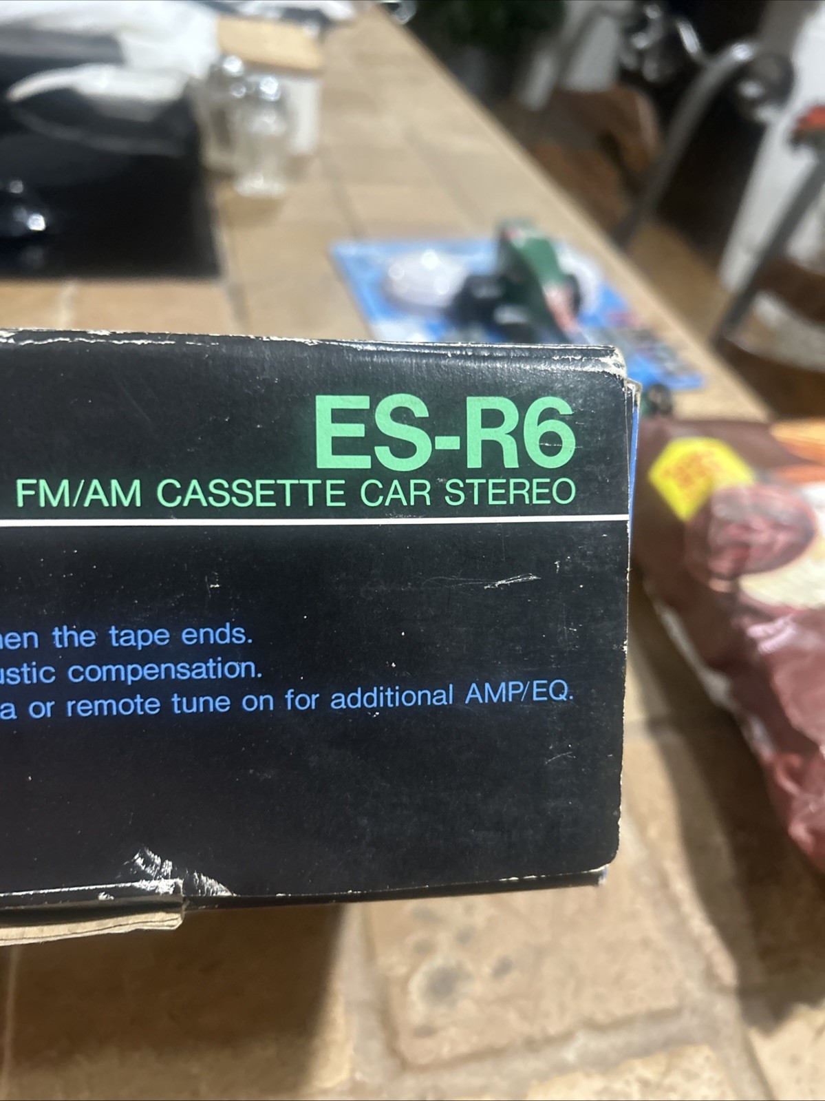 Vintage Sony ES-R6 Auto Reverse FM/AM Cassette Car Stereo