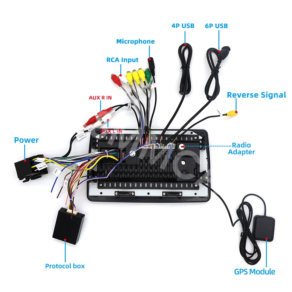 Car Touch Screen Player Radio GPS SWC W/Rear Camera Fit For Fiat Panda 2003-2012