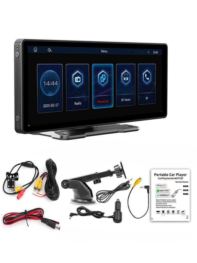 10.26″Wireless Portable Bluetooth Car MP5 Player HD Large Screen + 4 LED CameraB