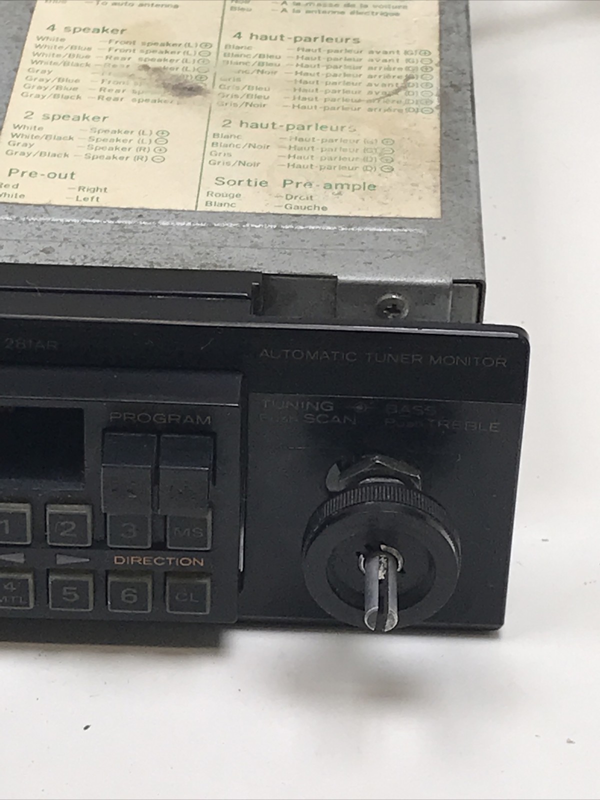 Hitachi Digital PLL Synthesized Stereo Cassette Tuner 281AR Automatic CSK-281AR