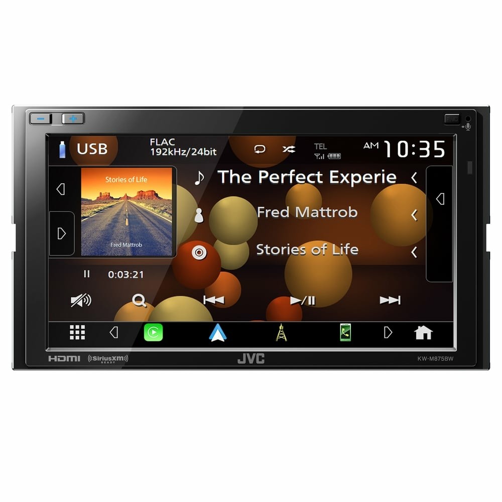 JVC KWM875BW 6.8″ Multimedia Receiver + Backup Camera