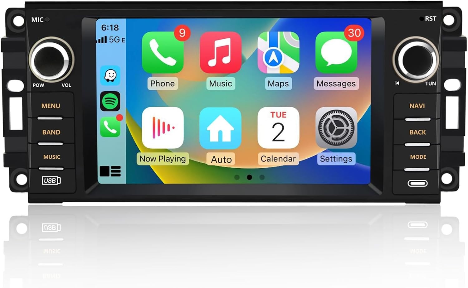 Car Stereo Android For Jeep Wrangler JK Dodge RAM 2007-2012 Carplay