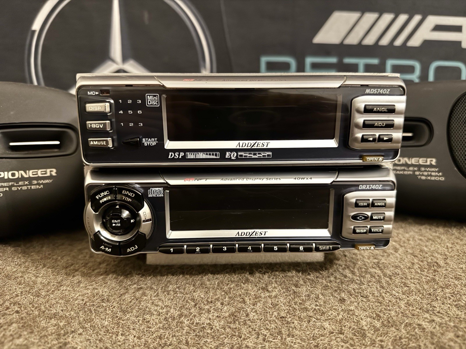 ADDZEST MDS740Z & DRX740Z Car MD Receiver DSP Equalizer The screen doesn’t work