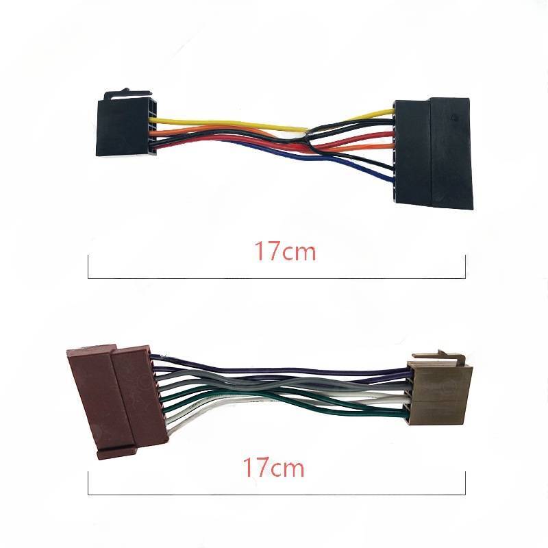 for Ford/Jaguar/Lincoln/Mercury power dual head car ISO audio modification cable