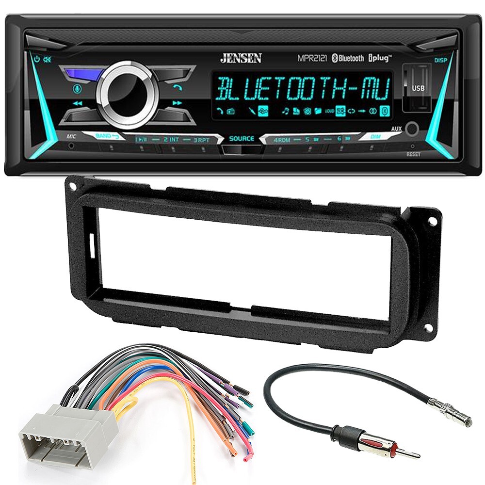 Jensen MPR2121 Bluetooth Car Stereo AM/FM Radio for 2003-2006 Jeep Wrangler