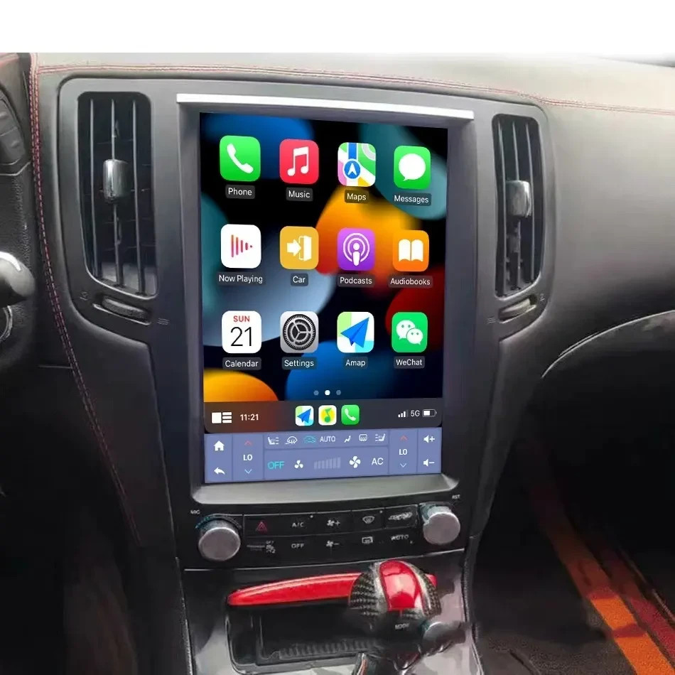 12.1″ 64GB Car Radio Stereo for Infiniti G25 G37 2009-2013 Carplay Tesla Style