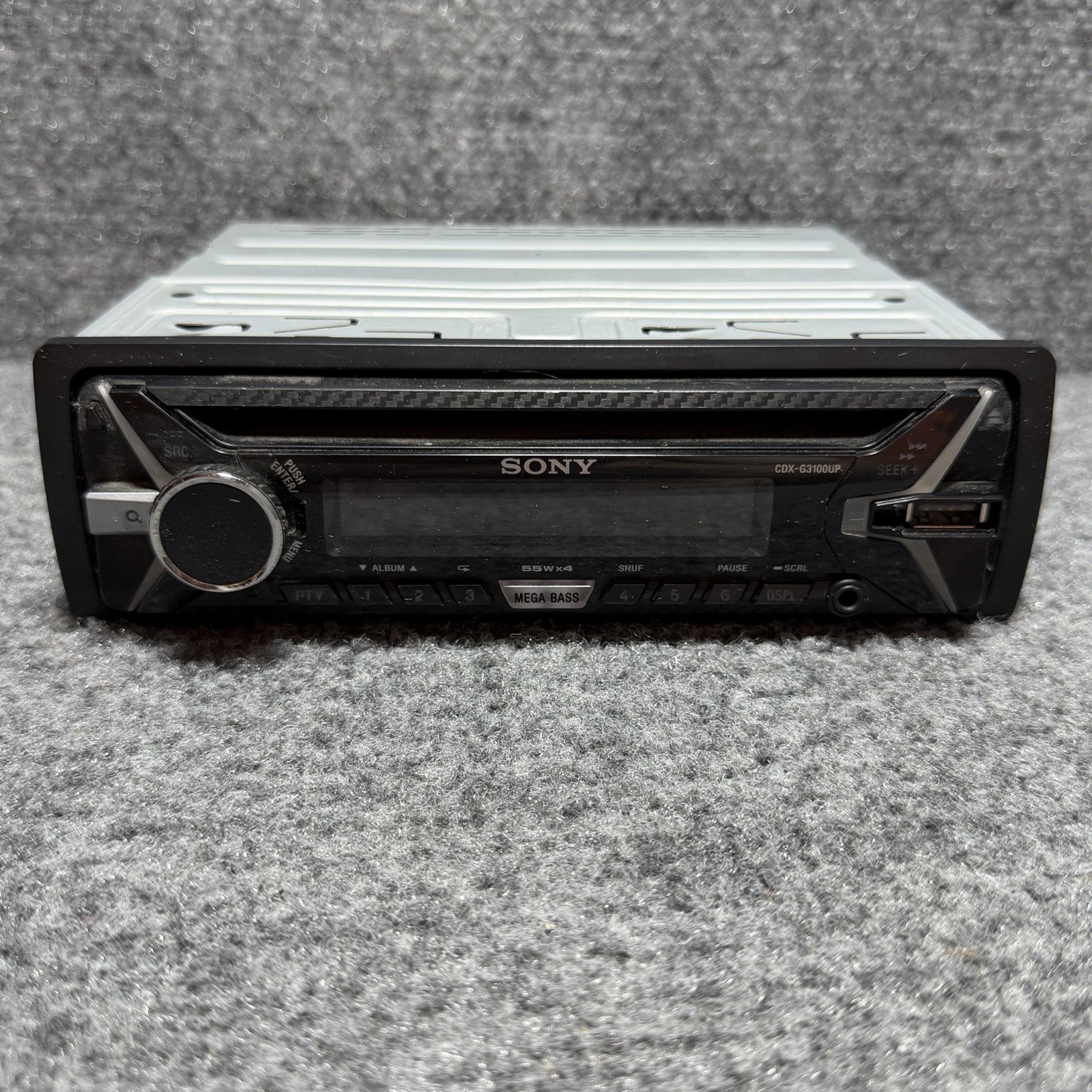 Sony CDX-G3100UP Single Din CD Car Radio Receiver USB Auxiliary Input Compatible