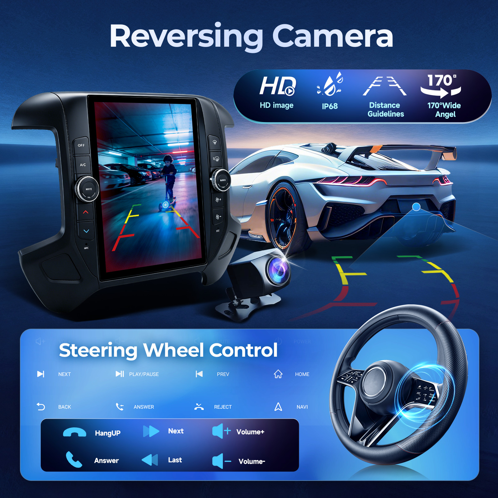 12.1inch Android Tesla Screen Radio For Chevrolet Silverado GMC SIERRA 2014-2018