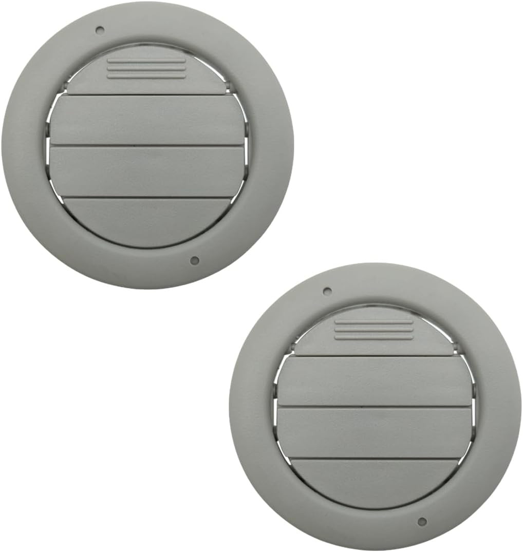 2PCS Roof Headliner AC Heater Air Vents Gray Compatible with Ford Transit 2015 t