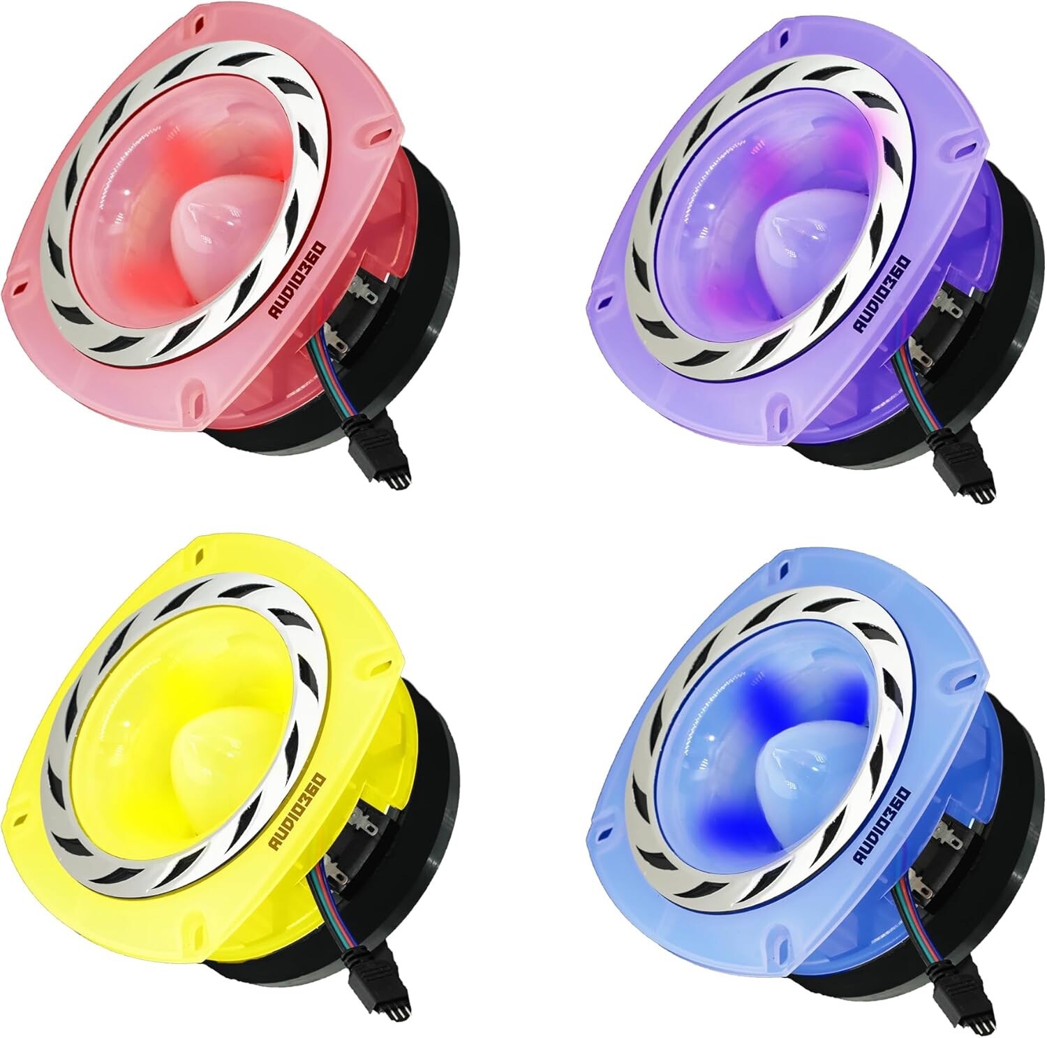 Audio360 AD43TW 4.72-Inch Full LED Super Tweeter Speaker, 4 Ohm, 2000W Max Power