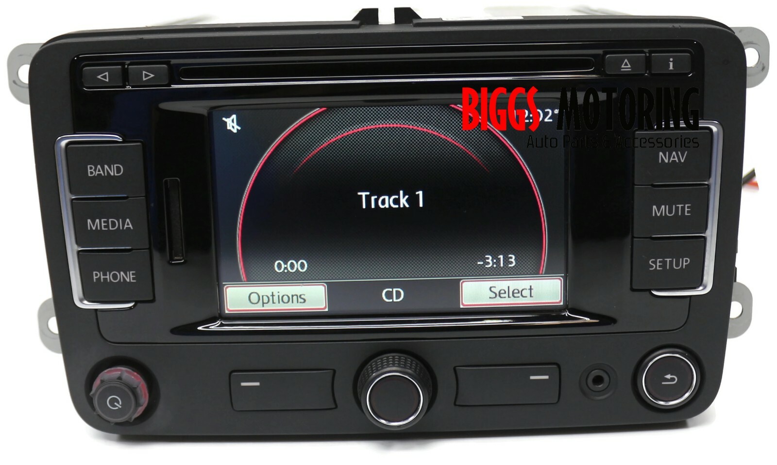 2009-2017 VW Tiguan Navigation 1752 Radio Cd Player Display Screen 1Q0 035 274 B