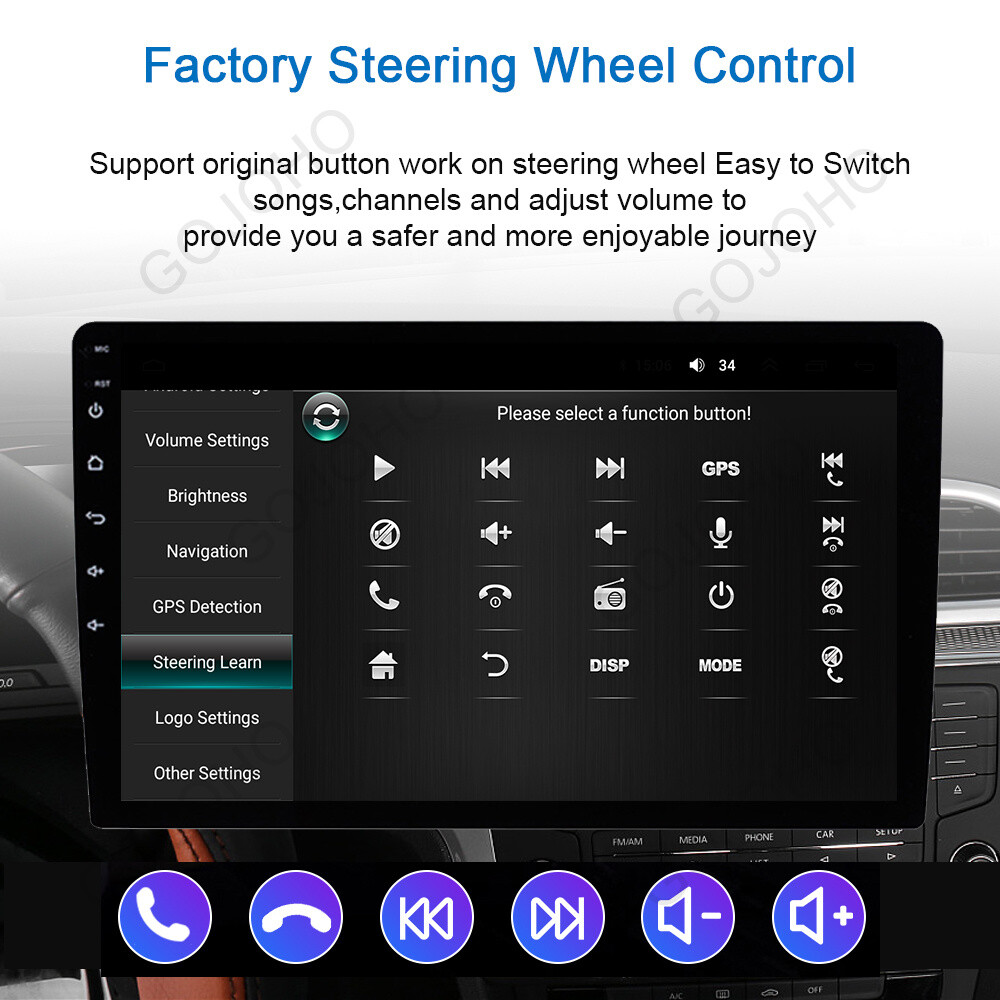 64GB For Hyundai Sonata NF 2004-2008 Android 13 Car Stereo Radio Navi BT Carplay