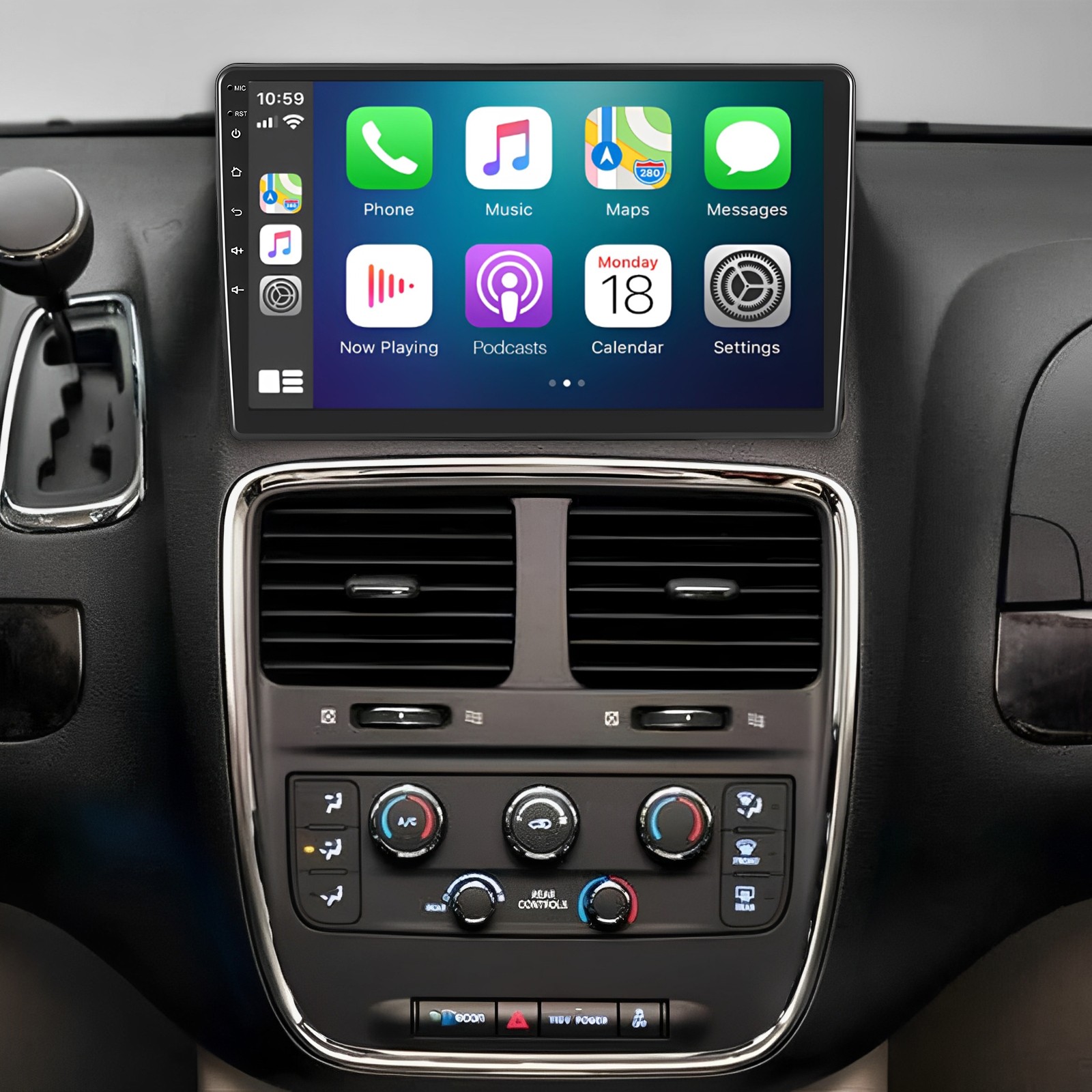 Android 13 GPS Carplay Car Stereo Radio For Jeep Wrangler Chrysler Dodge Ram+CAM