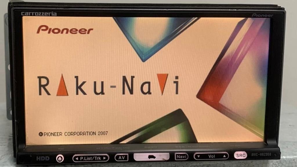 pioneer carrozzeria AVIC-HRZ008zz HDD navigation map data 2007(IBA009CP)