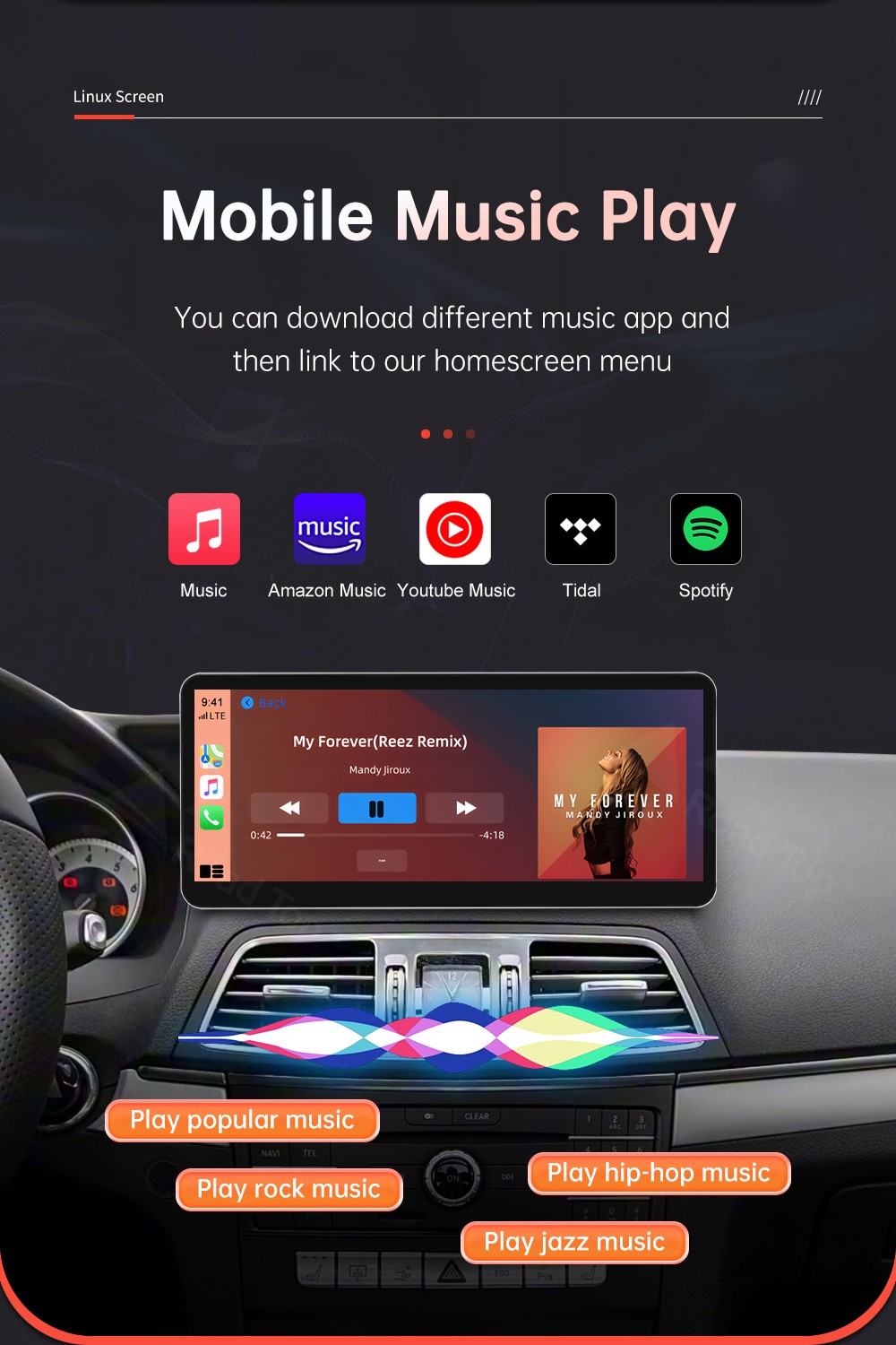 Ultra-Thin 12.3”Wireless Carplay Touchscreen For Mercedes E Coupe C207 2009-16