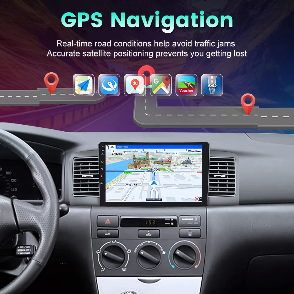 64G For Toyota Corolla 2003-2008 Android Auto Car Stereo Radio carplay 1280*800