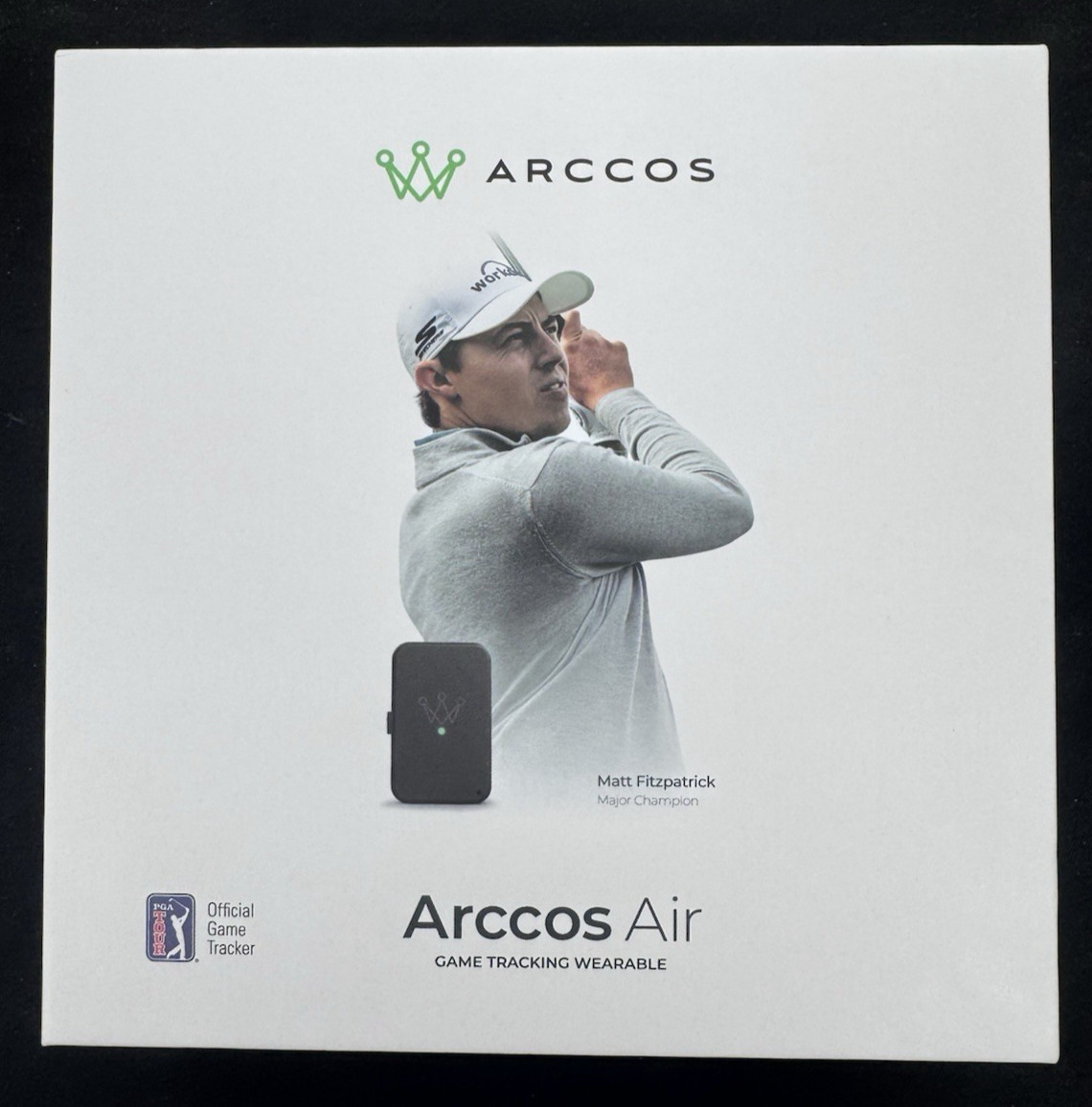 Arccos Air Automatic Golf Game Tracking System AI GPS Rangefinder Strokes Gained