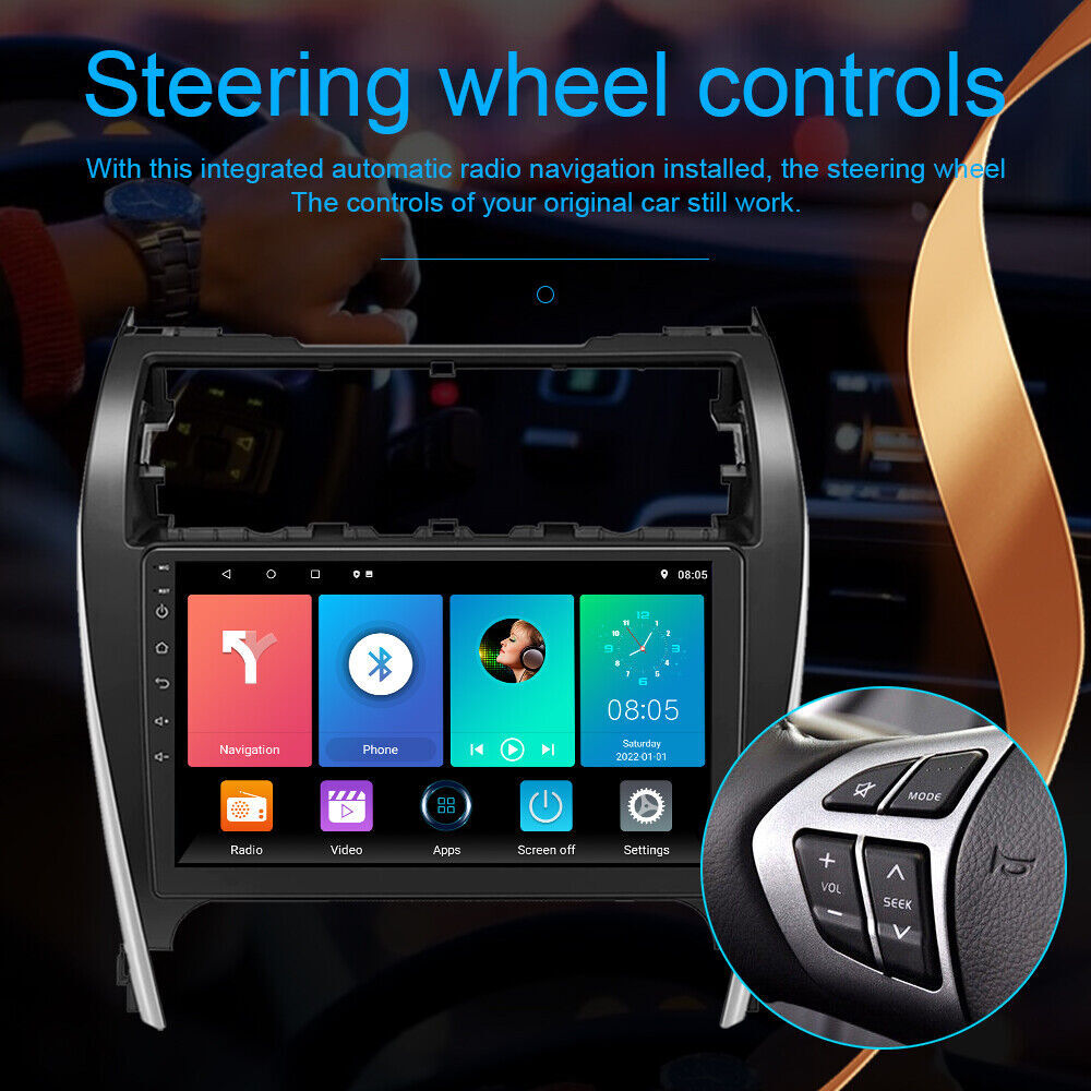 Support JBL For 2012-2014 Toyota Camry Radio Car Carplay Android GPS Navigation