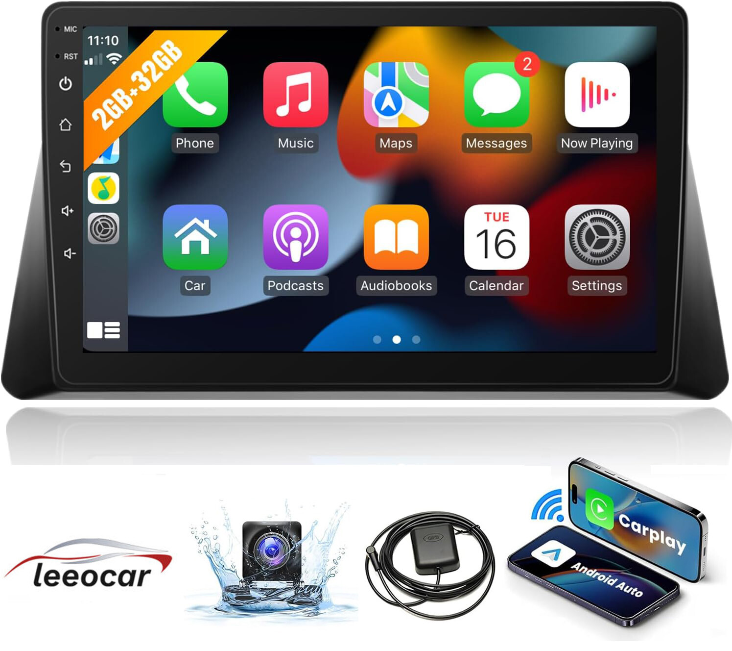 For HONDA ACCORD 2008-2012 Android Carplay Stereo GPS Radio with Bakcup Cam