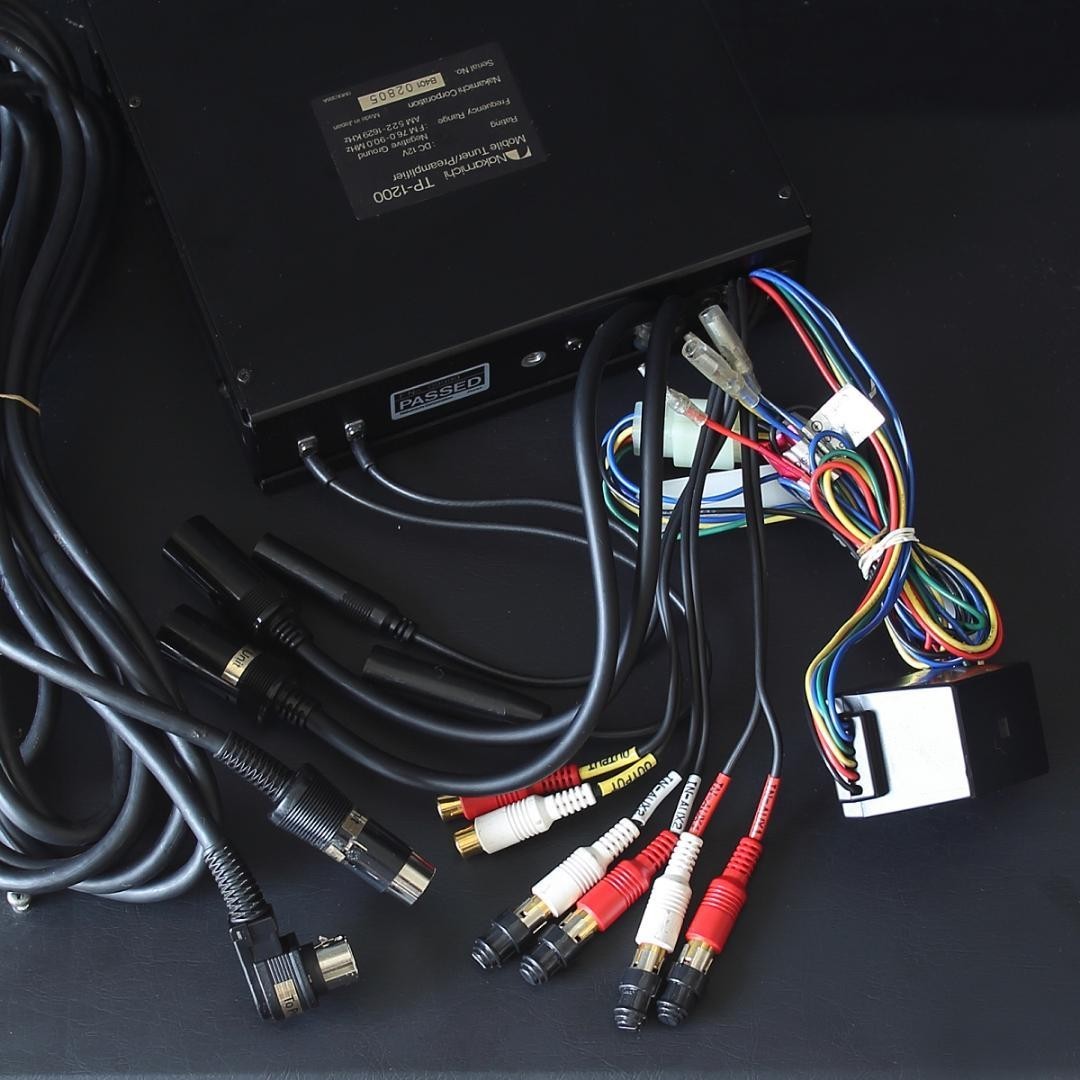 Nakamichi TP-1200 Mobile Tuner Preamplifier Dual Body w DIN Cable Fully Works