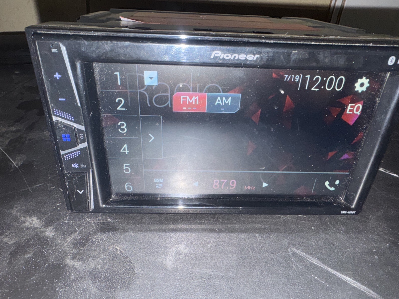 🚀Pioneer DMH-100BT 6.2″ WVGA Touchscreen – Wires Already Connected Ready To Use