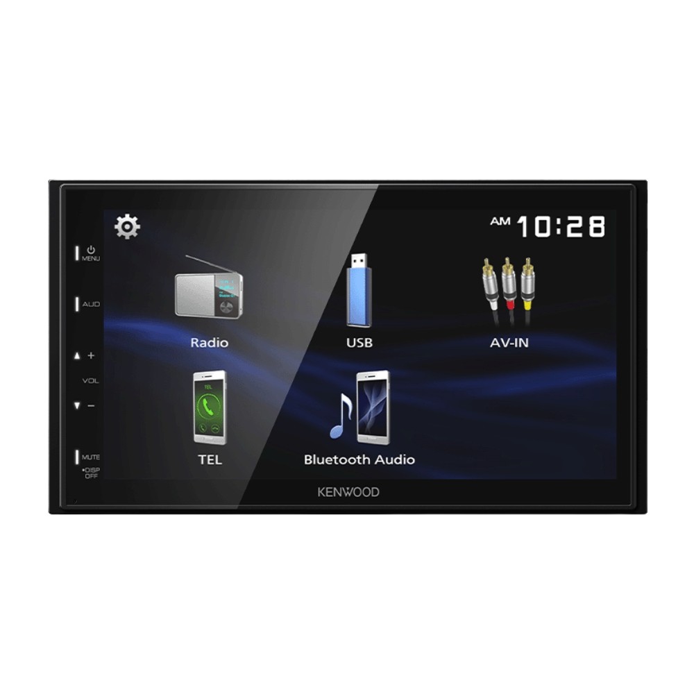 Kenwood DMX129BT 6.8″” Multimedia Receiver w/ CMOS-230LP1 Universal Backup