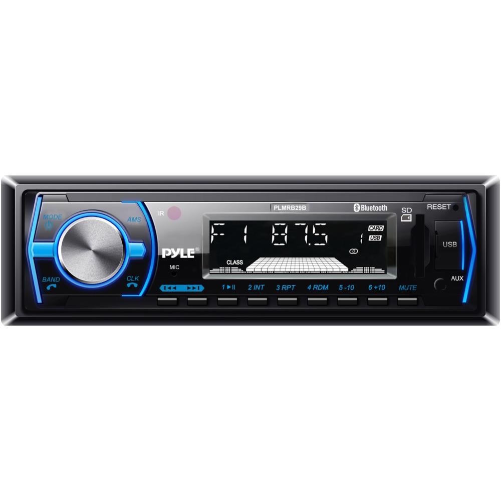 Pyle PLMRB29B Digital Bluetooth Receiver, 6.5″ and 6×9″ Speaker Set, Amplifier