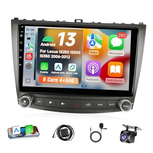 4+64G Car Radio for Lexus IS250 IS300 IS350 2006 2007 2008 2009 2010 2012,