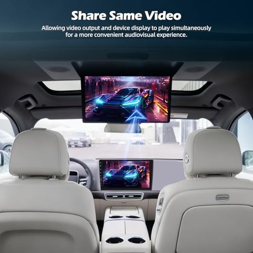 Single Din Car Stereo with Mirror Link for Android/iOS – 9 Inch Touch Screen