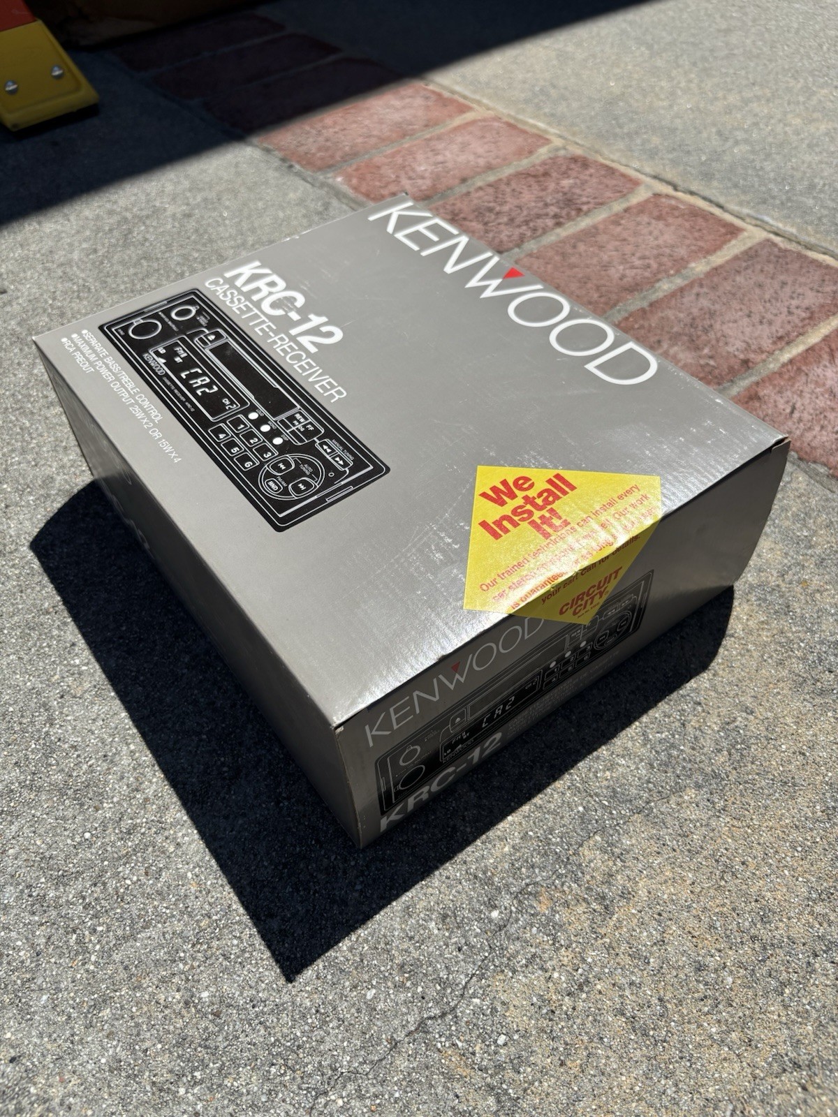 NEW In Box Kenwood KRC-12 Cassette Receiver