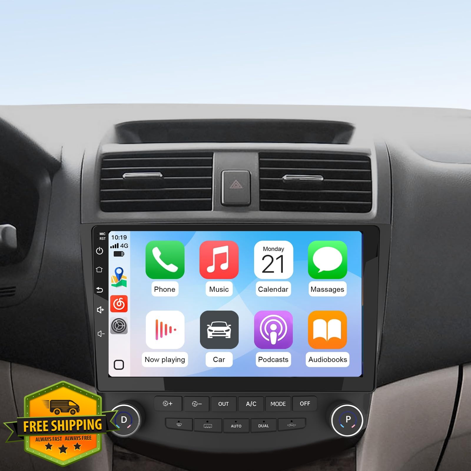 AWESAFE Honda Accord 10in Stereo w/ Camera