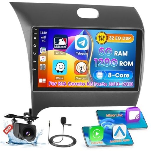 [8 Core 6G+128G] for KIA Cerato K3 Forte 2013-2018 Android Radio with 6+128G
