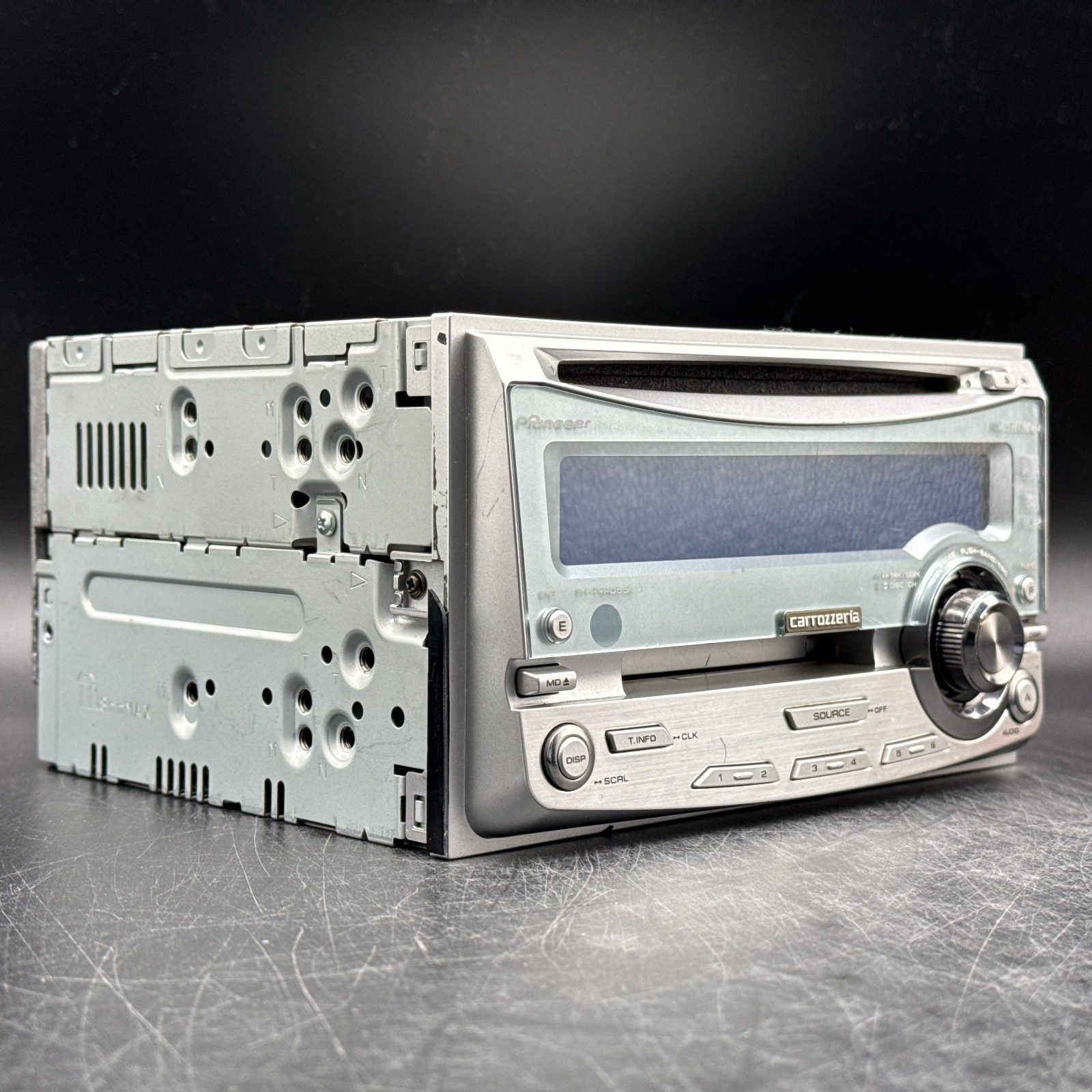 Pioneer Carrozzeria FH-P055MD Car Audio CD MD Bluetooth 2DIN Tested In Stock