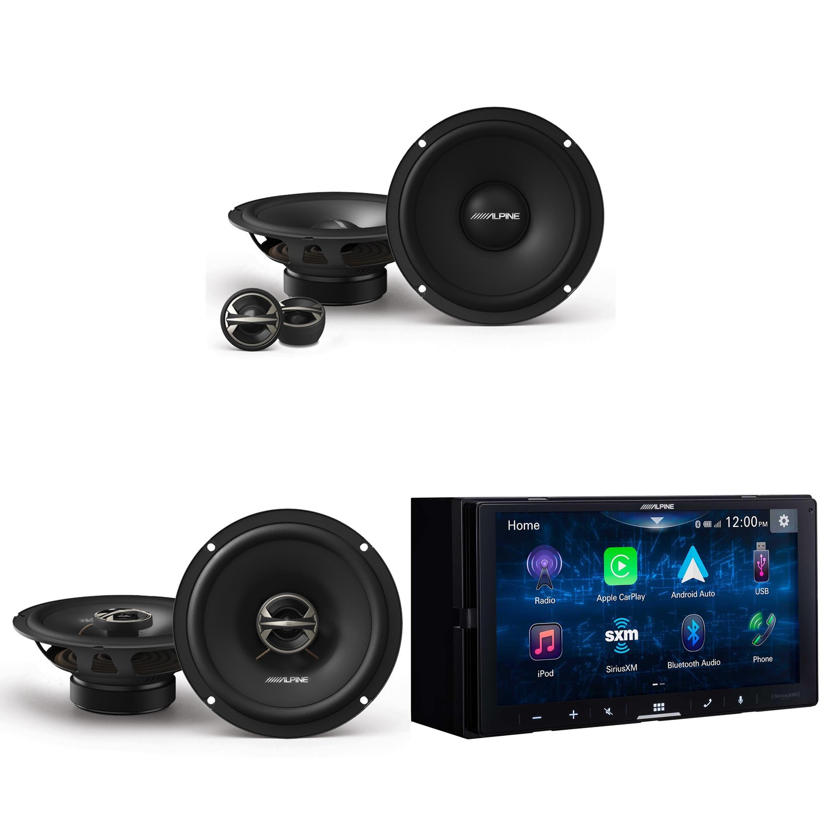 Alpine iLX-W670 Digital Multimedia Receiver with CarPlay and Android Auto Com…