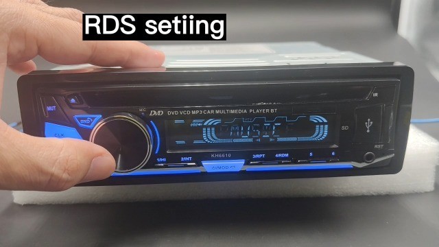 Single Din Car Stereo CD/DVD Player | Bluetooth, FM/AM Radio, USB/SD/AUX Audio R